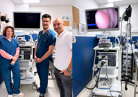 Endoscopie 4k médecine interne CHV Cordeliers